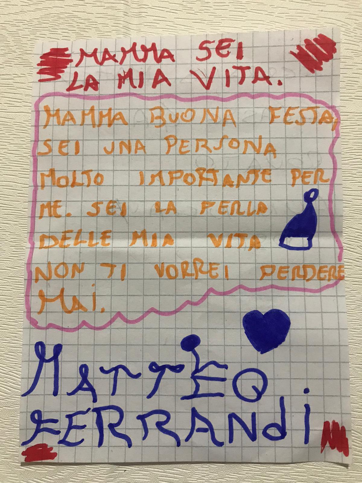 Matteo Ferrandi di Rovato Classe 4^A scuola Annunciata cosi